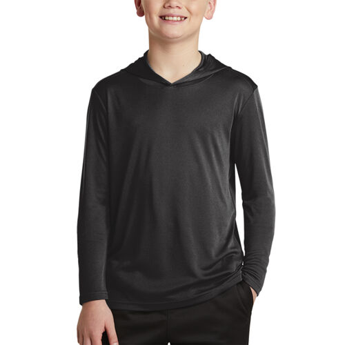 Hornets Baseball L/S Dry Fit Hooded Tee - Youth Thumbnail