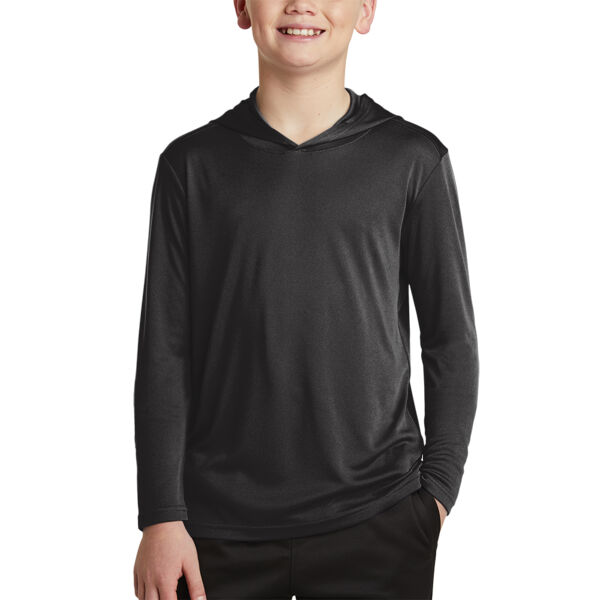 Hornets Baseball L/S Dry Fit Hooded Tee - Youth Thumbnail